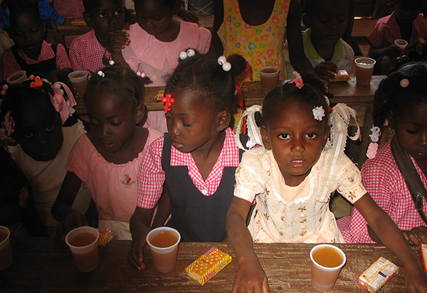 Children at Flower of Hope School get meager amounts of nourishment, but the school is hoping to provide more food for them and their families.